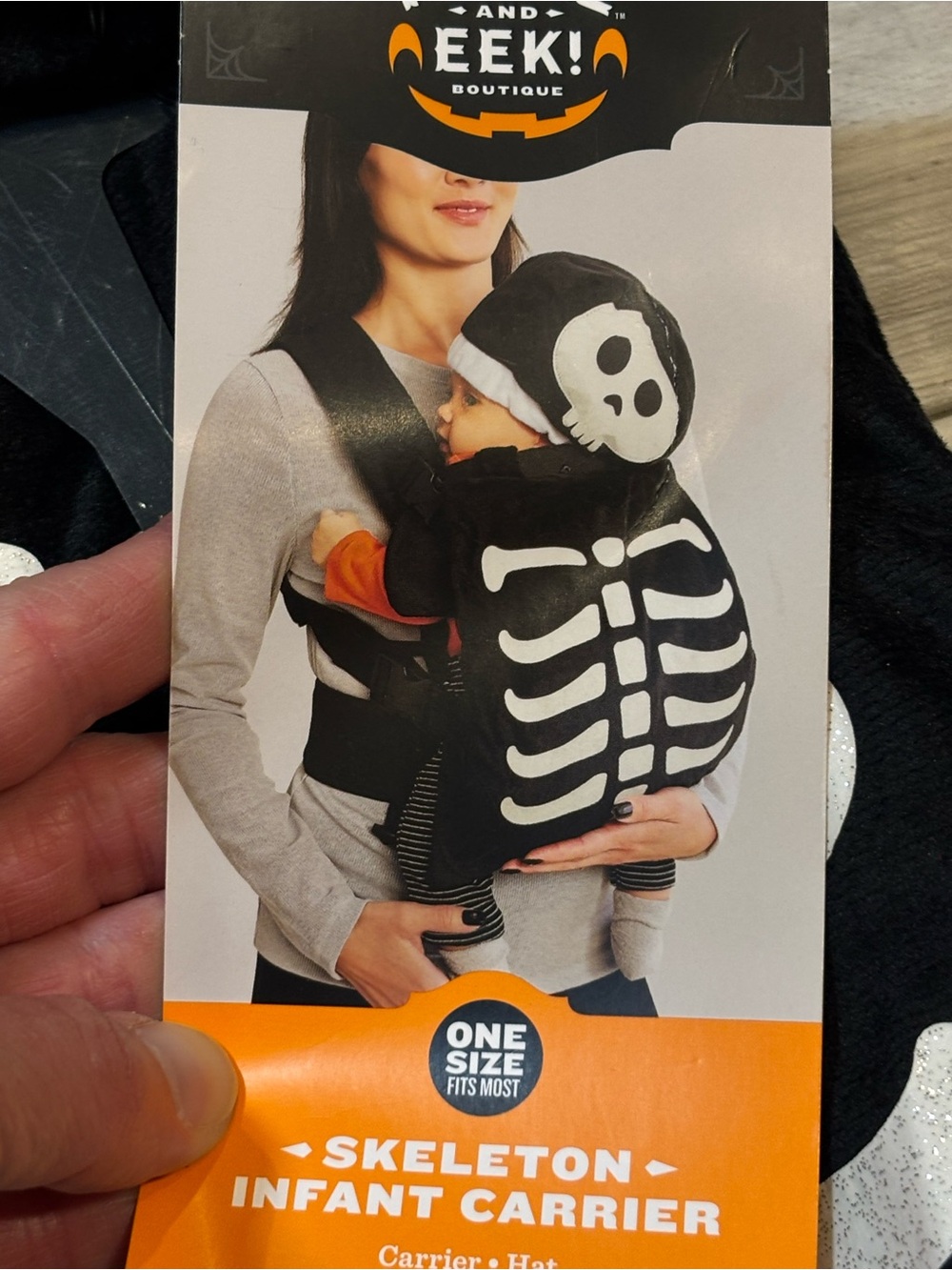 Hyde and Eek infant skeleton costume size 0/6 months